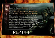 Reptile Bio Kard