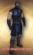 Concept Art of Sub-Zero's Alternate Costume