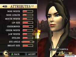 mortal kombat armageddon female characters