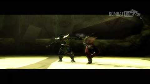 Mortal Kombat: Shaolin Monks - Reptile Boss Fatality