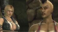 Sheeva guarding Sonya