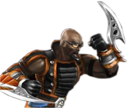 Darrius with his Gauntlets in his "MK:A" versus render.