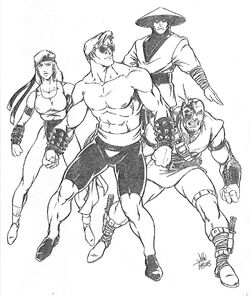 Mortal Kombat Alternate Costumes! Johnny Cage, Kano, Sonya