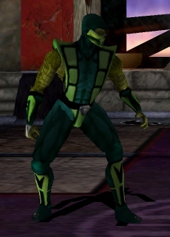 MK Art Tribute: Reptile from Mortal Kombat 4/Gold