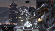 The Logo appearing as a breakable object in MKX's Test your Might