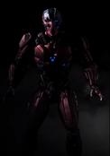 Triborg taking the form of Sektor.