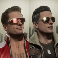 Past & Present Johnny Cage comparison.