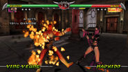 Blaze vs Mileena in Beetle Lair.