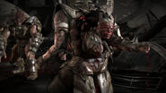Ferra using her claws in a Fatality.