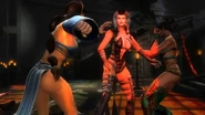 Kitana and Sindel