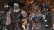 Kitana resurrected and controlled by Quan Chi.