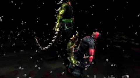 Mortal Kombat Deadly Alliance Reptile's Fatality