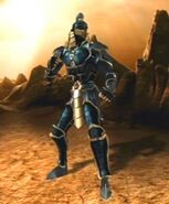 Masked Hotaru's Seidan Guard armor from both Mortal Kombat: Deception and Armageddon