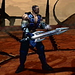 Sub-Zero with the Kori Blade in MK: Deadly Alliance.