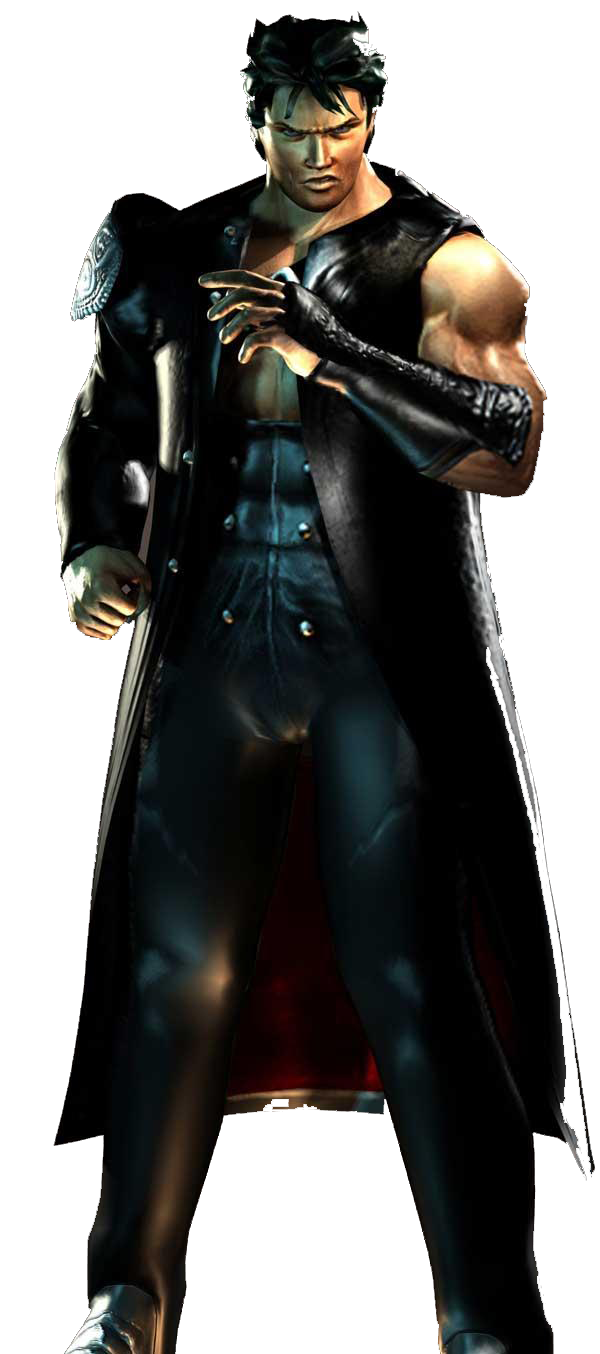 Shang Tsung Mortal Combat Black Leather Trench Coat