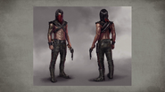 Concept for Erron Black's Outlaw costume.