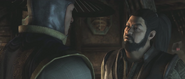 Bo' Rai Cho speaking with Raiden.