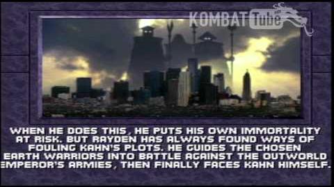 Mortal Kombat Trilogy - Raiden (MK1) Ending