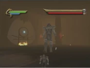 Taven vs. Shao Kahn's Colossus Statue