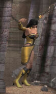 Tanya's cameo appearance, chained in Shao Kahn's Coliseum.