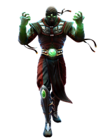 Ermac with his mystic gem in Mortal Kombat (2011)