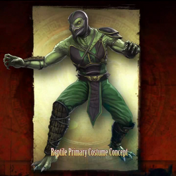 mortal kombat x reptile concept