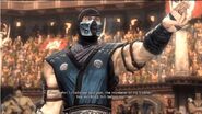 Sub-Zero demands to fight Scorpion...