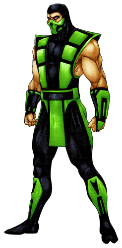 MK Art Tribute: Reptile from Mortal Kombat 4/Gold