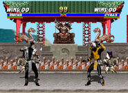 Shang Tsung's Courtyard in Mortal Kombat Trilogy.