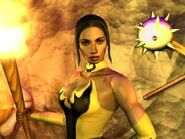 Tanya leads Liu Kang into a trap in her MK4 ending