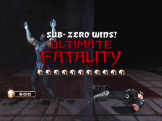 FATALITY: Sub-Zero Wins!