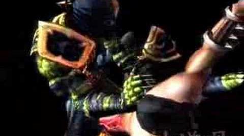 Mortal Kombat: Shaolin Monks - Reptile Fatality 3
