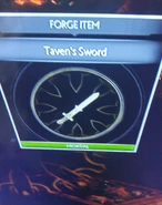 Taven's Drakesword reference