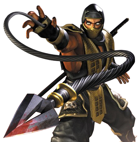 kunai with chain scorpion