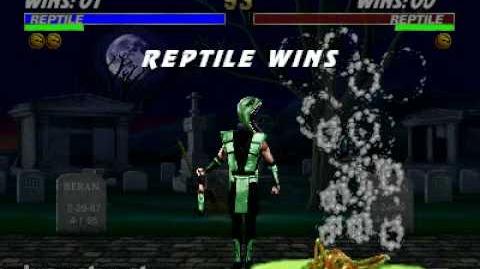 Ultimate Mortal Kombat 3 - Fatality 2 - Reptile