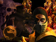 Scorpion's Mortal Kombat: Conquest wallpaper