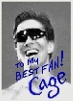 Johnny Cage's Autograph in Mortal Kombat II.