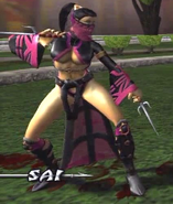 Mileena with her Sai.