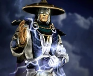 Raiden, God of Thunder who once becoming Elder God, now former