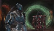 Cyber Sub-Zero infiltrates in the Outworld and follows Sektor