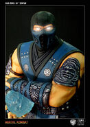 Sub-Zero collectible and his LED eyes on