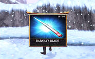 Baraka's Blade.