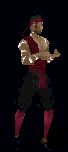 Fighting stance, primary costume (default palette).