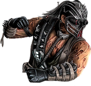 Kabal with his reshaped mask in Mortal Kombat (2011).