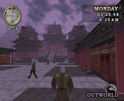 The walled city of Lei Chen within the Lei Chen Mountains.