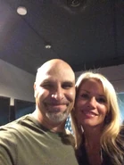 Richard Divizio and Kerri Hoskins Branson, who portrayed Sonya Blade in several games