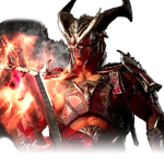 nathanprice: Baraka the Mortal Kombat character, in the style of