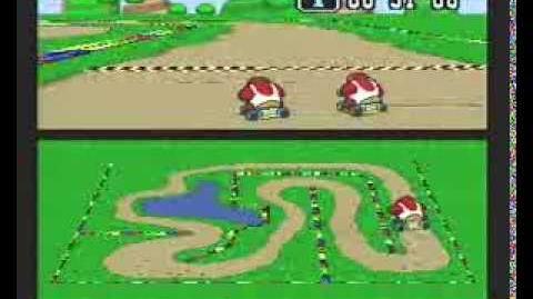 Super Mario Kart WR 1'25"49 Donut Plains 2