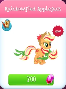 Rainbowfied Applejack Store
