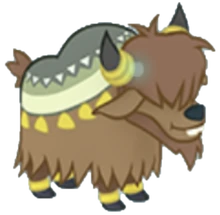 Fluffy Yak Calf Character Image